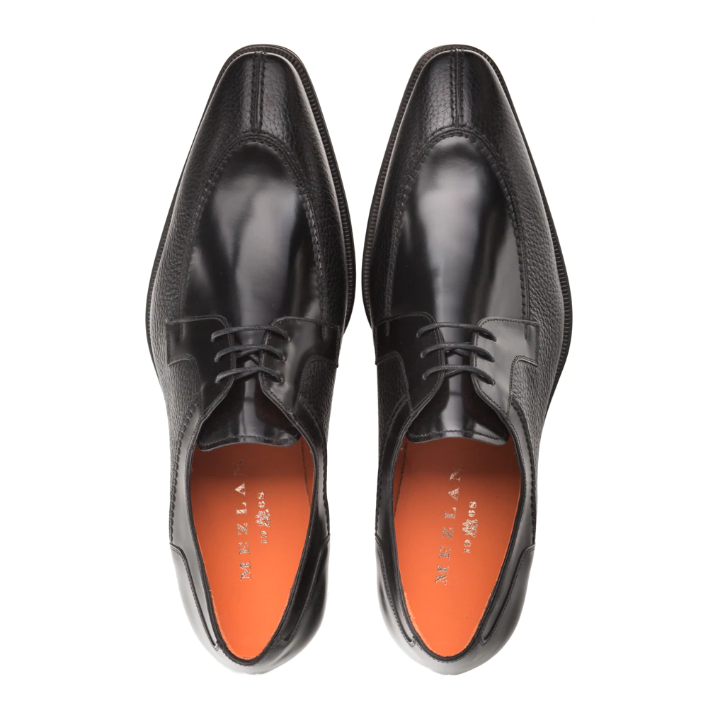 Mezlan Grace Split Toe Blucher Black