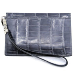 Gracen Crocodile Envelope Gray (50-680-GRY)