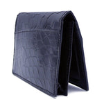 Gracen Nile Crocodile Card Case Black