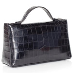Gracen Sophie Nile Crocodile Women's Handbag Black