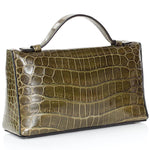 Gracen Sophie Nile Crocodile Women's Handbag Green