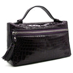 Gracen Sophie Nile Crocodile Women's Handbag Violet
