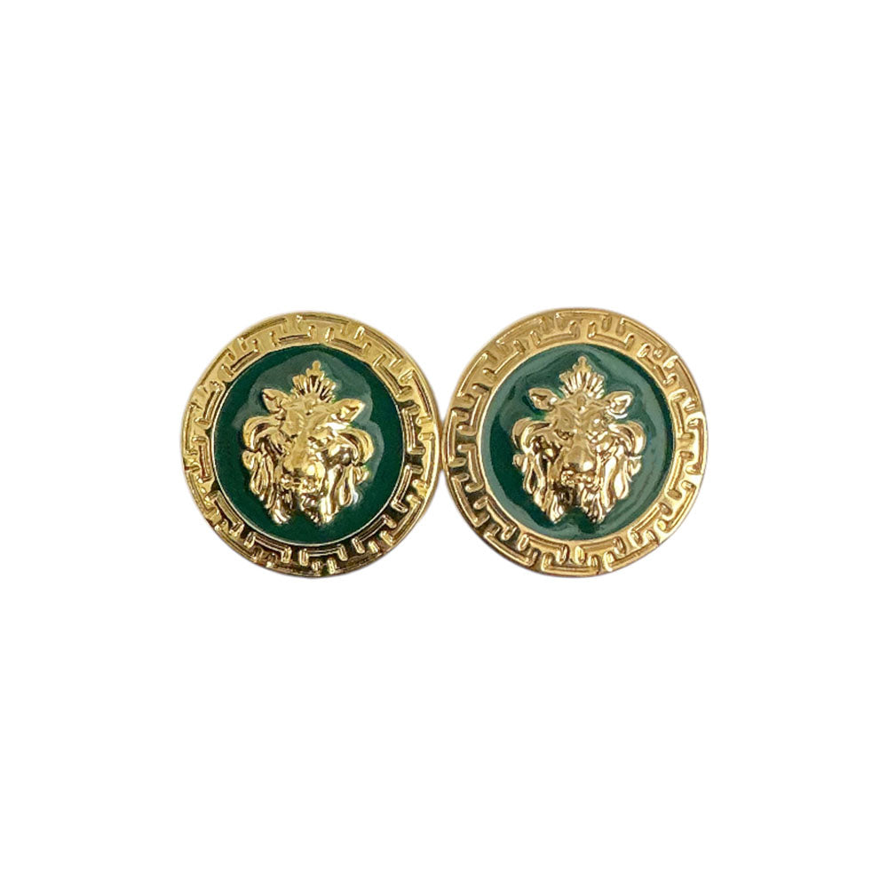 Emilio Franco Couture Cufflink Green / Gold