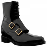 Guido Maggi 5th Avenue Calfskin Boots Shiny Black