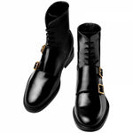 Guido Maggi 5th Avenue Calfskin Boots Shiny Black
