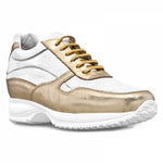 Guido Maggi Africa Full Grain Shoes White and Golden