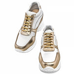 Guido Maggi Africa Full Grain Shoes White and Golden