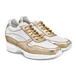 Guido Maggi Africa Full Grain Shoes White and Golden