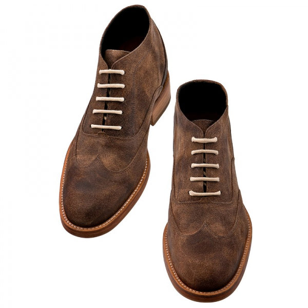 Guido Maggi Arizona Full Grain Waxed Leather Booth Antique Brown