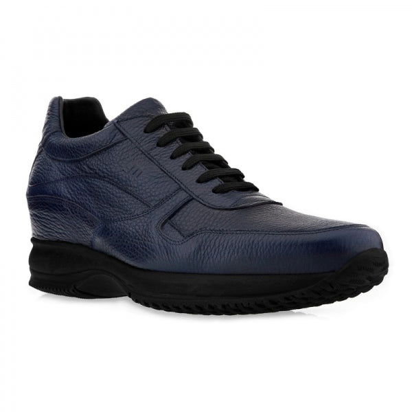 Guido Maggi Atlanta Full Grain Shoes Textured Blue