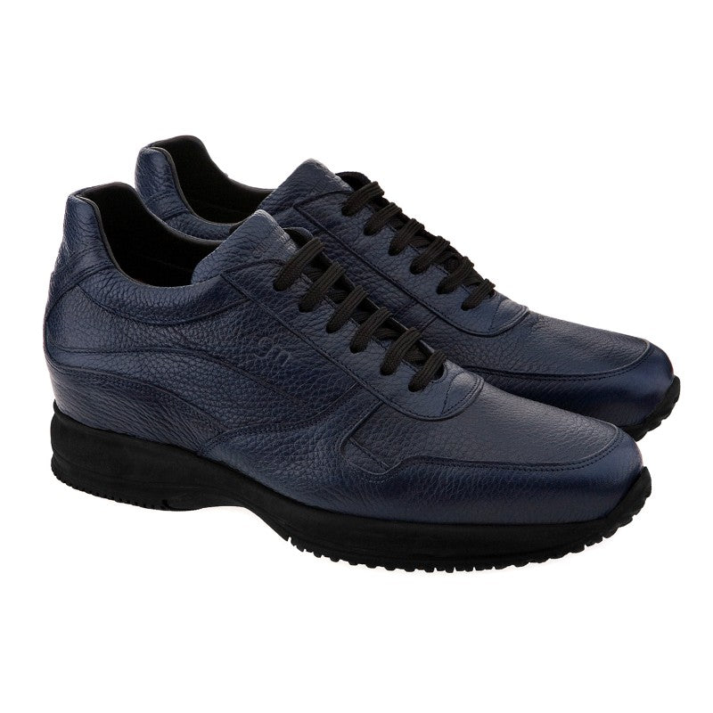Guido Maggi Atlanta Full Grain Shoes Textured Blue