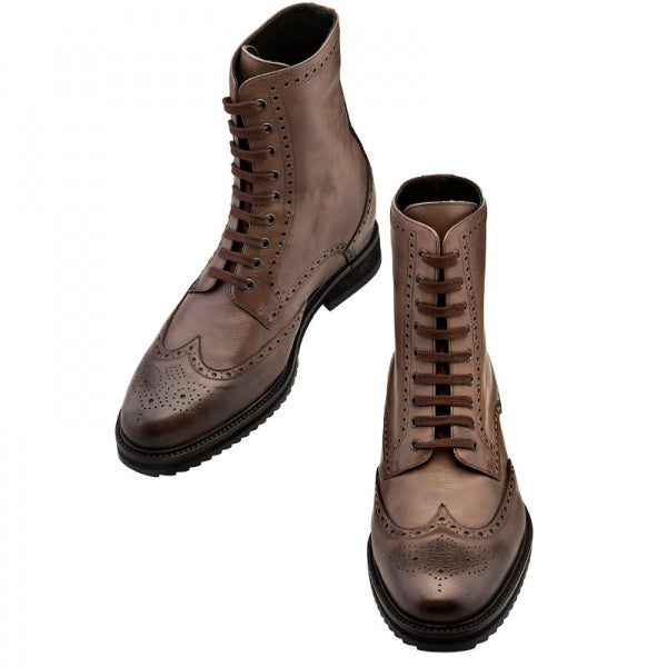 Guido Maggi Austin Full Grain Boots Brown Burnished