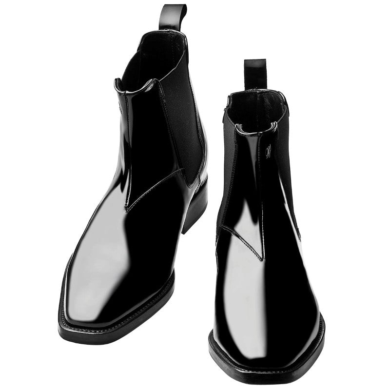 Guido Maggi Beijing Calf Leather Boots Black Patent