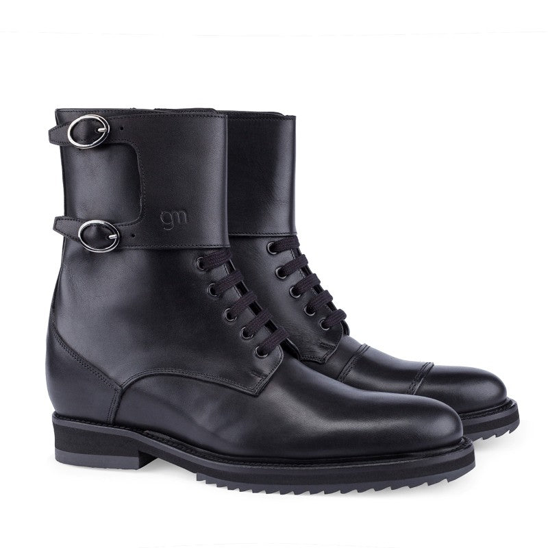 Guido Maggi Biker Full Grain Boots Black