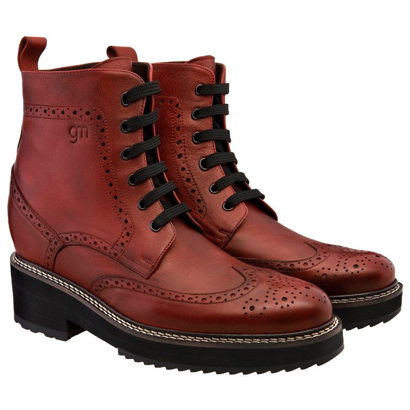 Guido Maggi Bordeaux Full Grain Boots Bordeaux Red