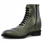 Guido Maggi Boston Full Grain Boots Green Burnished