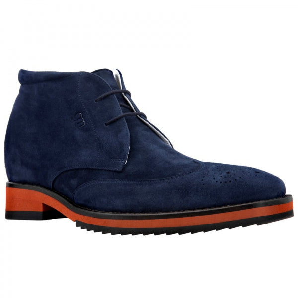 Guido Maggi Brooklyn Calf Leather Boots Velvet Suede