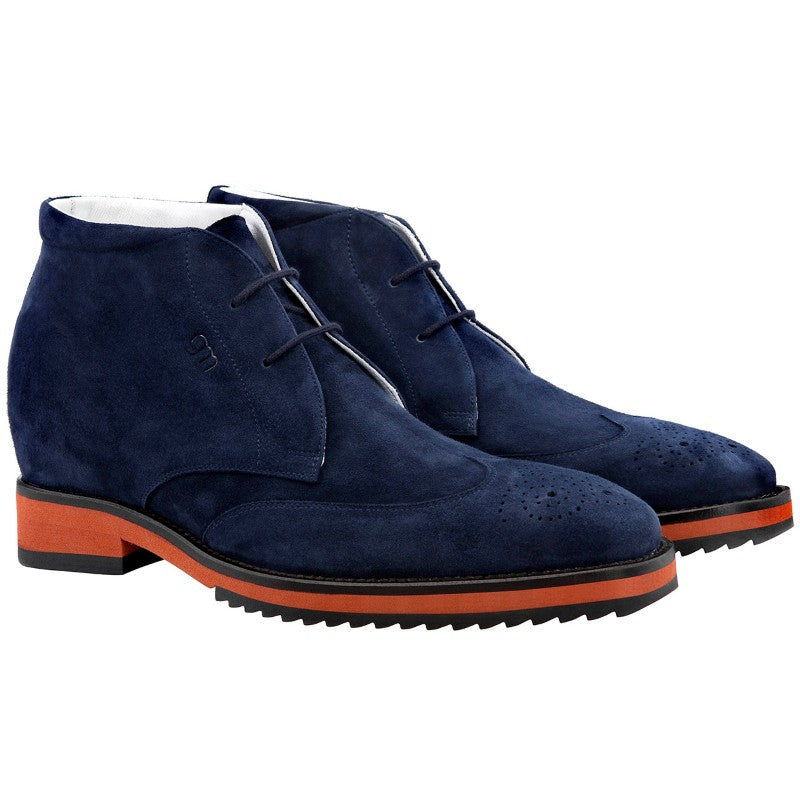 Guido Maggi Brooklyn Calf Leather Boots Velvet Suede