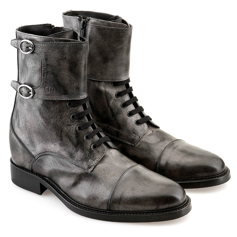 Guido Maggi Bruxelles Full Grain Boots Grey Burnished