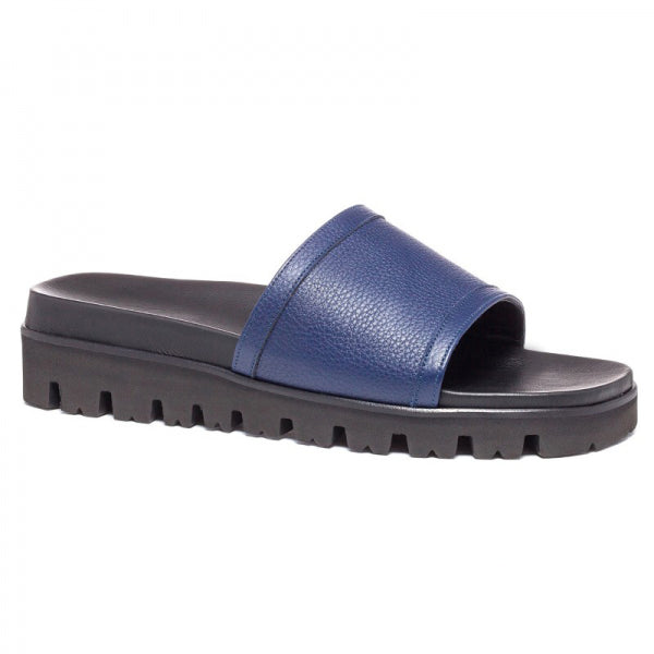 Guido Maggi Cancun Full Grain Sandals Blue Textured