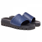 Guido Maggi Cancún Full Grain Sandals Blue Textured