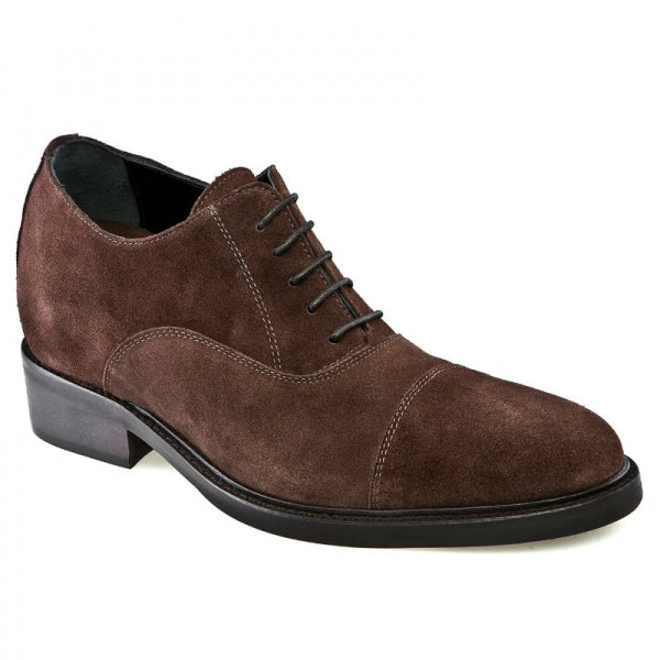 Guido Maggi Castro Full Grain Shoes Dark Brown Suede