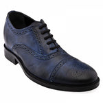 Guido Maggi Catania Full Grain Shoes Blue Burnished