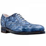 Guido Maggi Cezanne Hand Painted Full Grain Shoes Blue