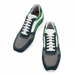 Guido Maggi Charlotte Calf Leather Shoes White and Green Suede