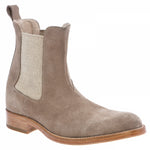 Guido Maggi Chelsea Calf Leather Boots Mustard Yellow Suede