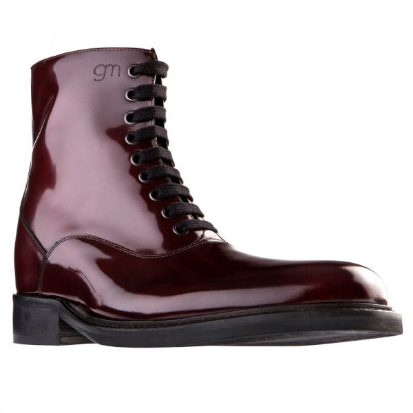 Guido Maggi Chiara Full Grain Boots Bordeaux Shiny Burnished