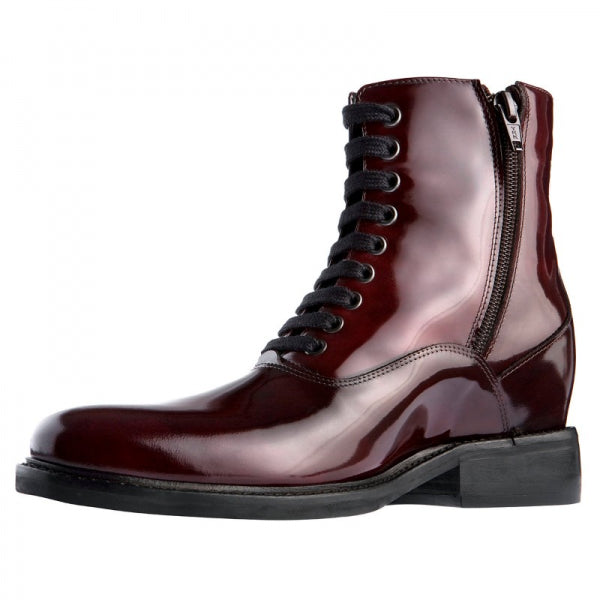 Guido Maggi Chiara Full Grain Boots Bordeaux Shiny Burnished