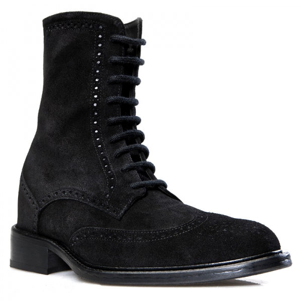 Guido Maggi Chicago Calf Leather Boots Black Suede