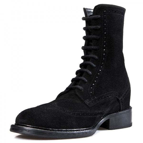 Guido Maggi Chicago Calf Leather Boots Black Suede