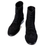 Guido Maggi Chicago Calf Leather Boots Black Suede