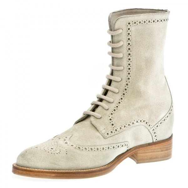 Guido Maggi Chicago Calf Leather Boots Ice Grey Suede