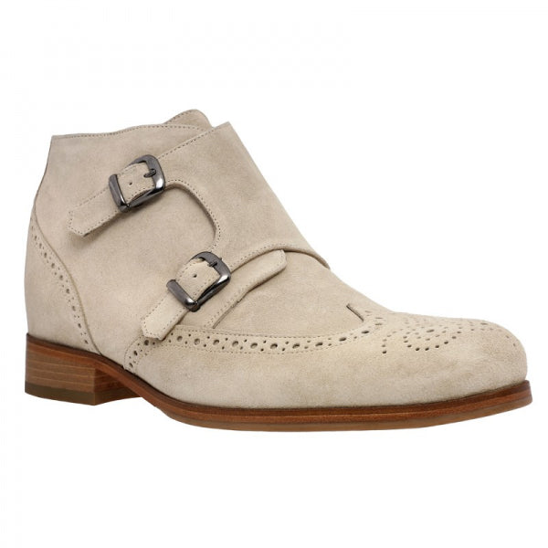Guido Maggi Chile Suede Calf Leather Shoes Cream