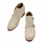 Guido Maggi Chile Suede Calf Leather Shoes Cream