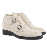 Guido Maggi Chile Suede Calf Leather Shoes Cream