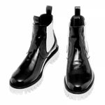Guido Maggi China Full Grain Boots Black And White
