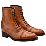 Guido Maggi Cognac Full Grain Boots Light Burnished Cognac