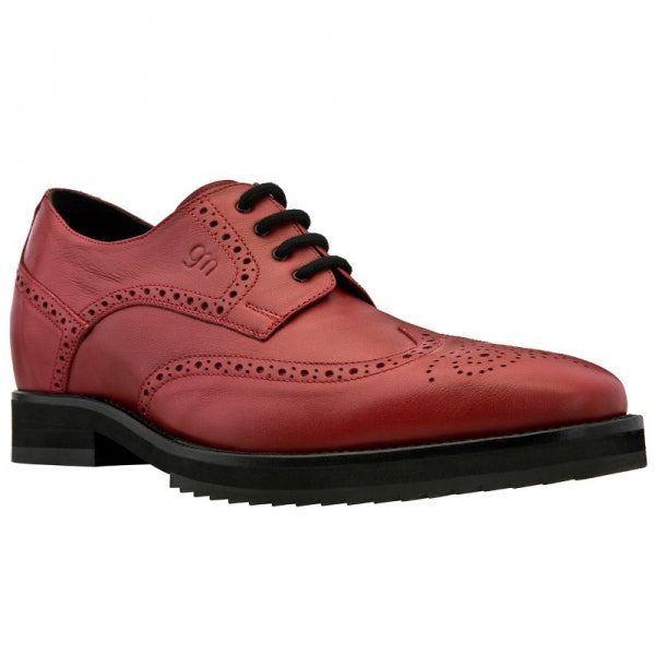 Guido Maggi Cordoba Full Grain Shoes Bordeaux Red