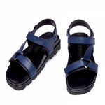 Guido Maggi Costa Smeralda Full Grain Sandals Blue
