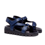 Guido Maggi Costa Smeralda Full Grain Sandals Blue