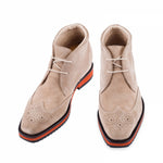 Guido Maggi Cyprus Calf Leather Boots Dove Grey Suede