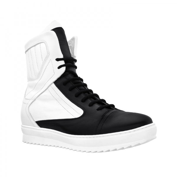 Guido Maggi Dope Full Grain Shoes Black and White