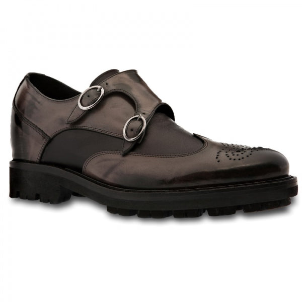 Guido Maggi England Aged Look Leather Shoes Black