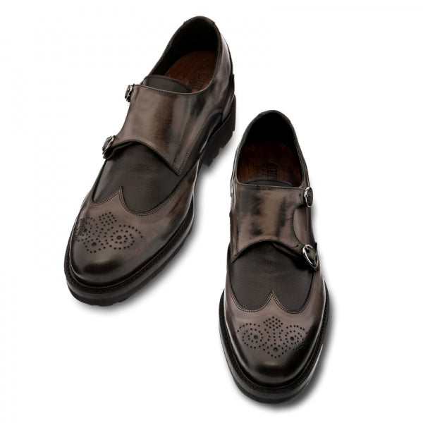Guido Maggi England Aged Look Leather Shoes Black