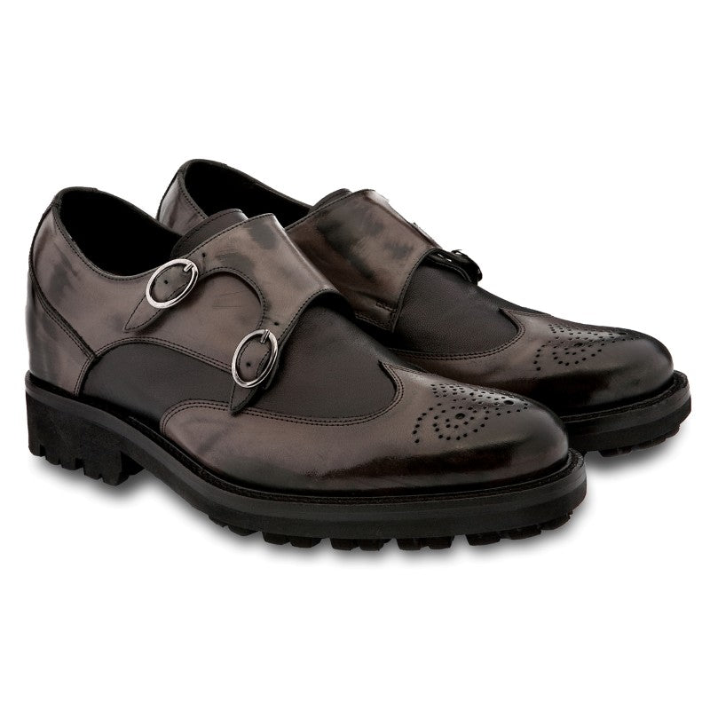 Guido Maggi England Aged Look Leather Shoes Black