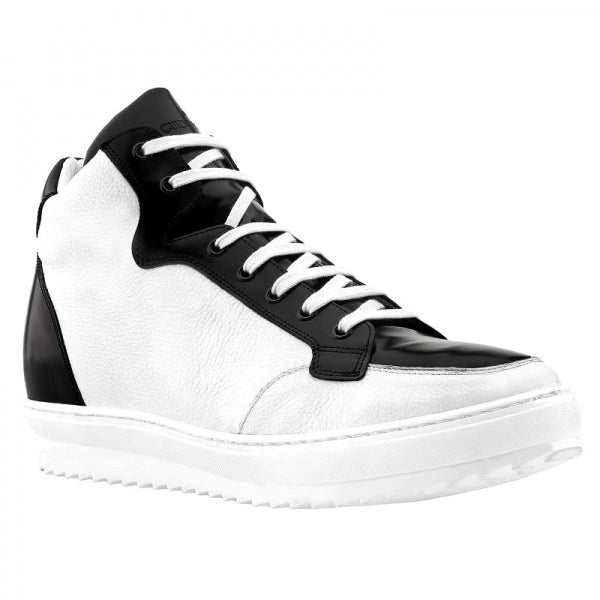 Guido Maggi Florida Full Grain Shoes White and Black